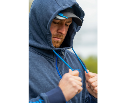 Preston Navy Tide Zip Hoodie