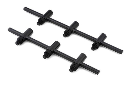 Fox Black Label Slim Adjustable 2 Rod Buzz Bars