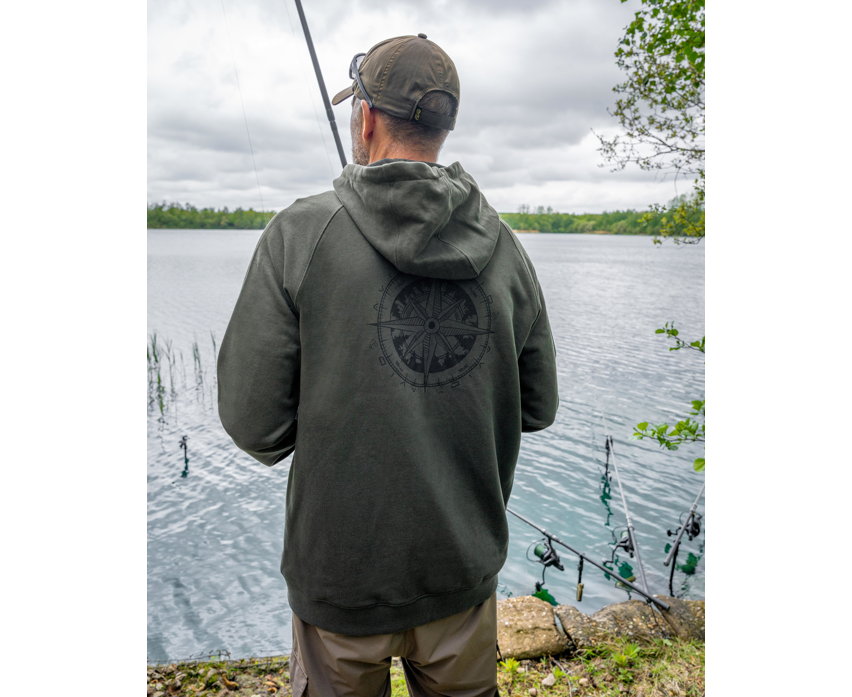 Avid Bearing Zip Hoodie Green