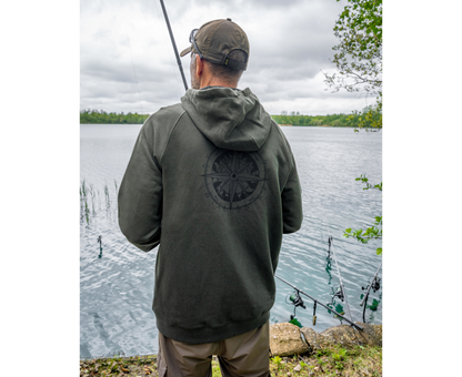 Avid Bearing Zip Hoodie Green