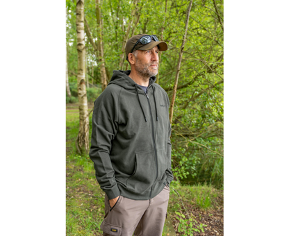 Avid Bearing Zip Hoodie Green