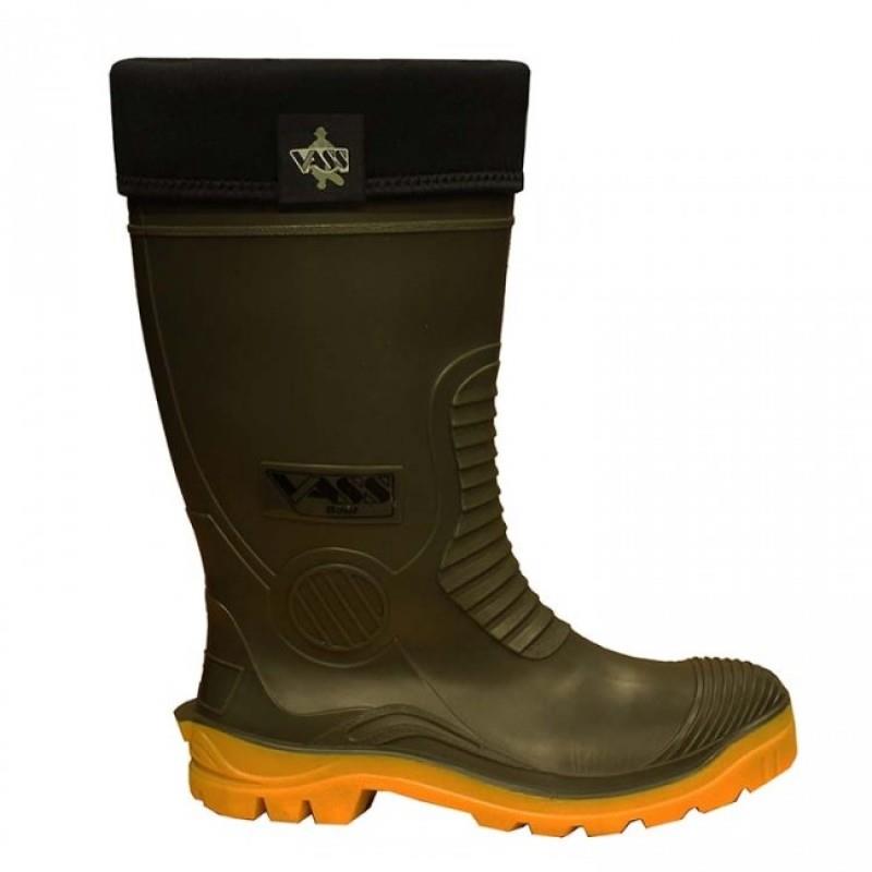 Vass E Winter Boot Khaki/Yellow Neoprene Liner