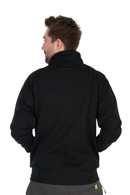 Matrix 1/4 Zip Sweat Black/Lime (Black Edition)