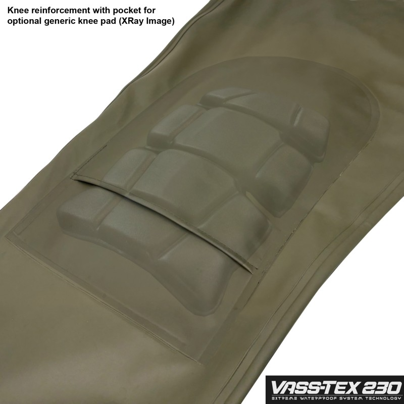 Team Vass 230 Winter Bib & Brace w/Knee Khaki