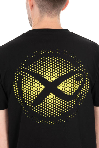 Matrix Large Fade Logo T-Shirt Black/Lime