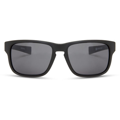 Madison Signal Matt Black Sunglasses - Black Mirror Lens