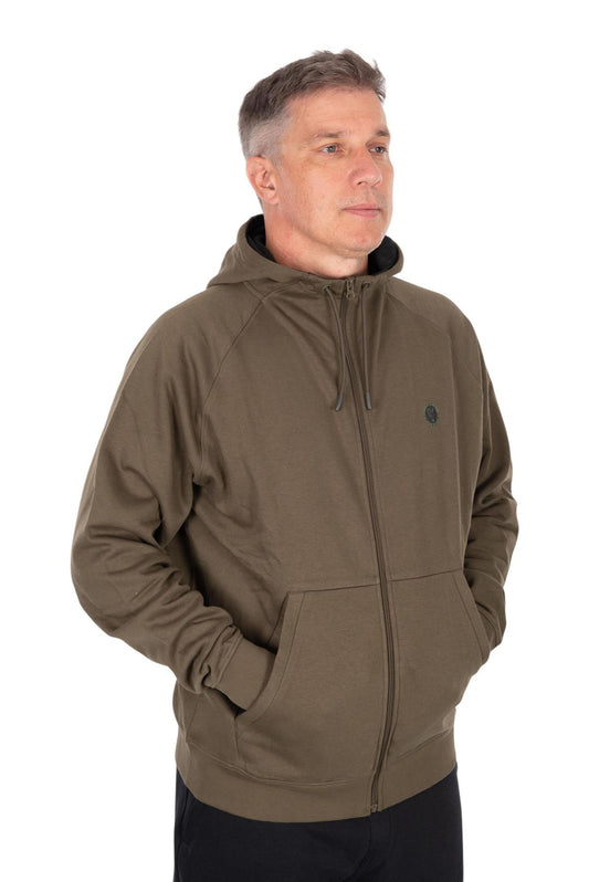 Fox Collection Zipped Hoody Green