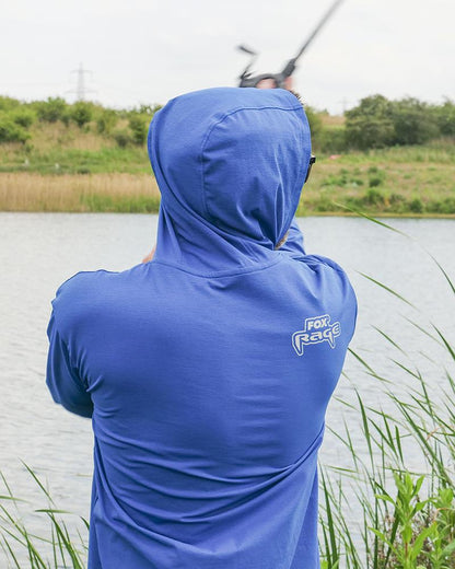 Fox Rage Blue Hooded T