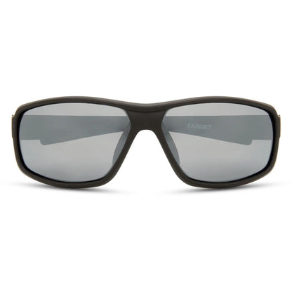 Madison Eyewear Target Matt Black Sunglasses 3 Polarised Lens - Silver Bronze Yellow