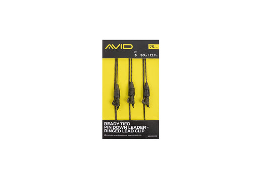 Avid Ready Tied Pin Down Leader- Heli/Chod