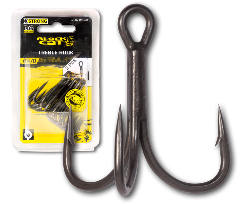 Black Cat Treble Hook DG