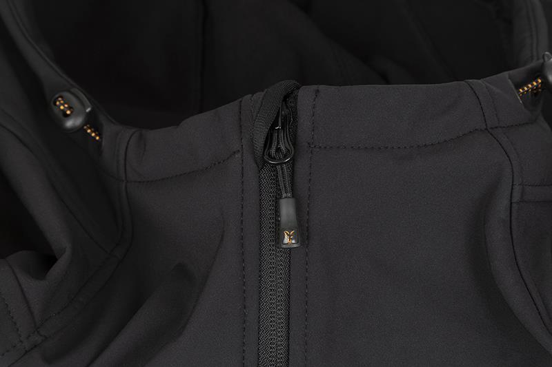 Fox Collection Black Orange Shell Hoody