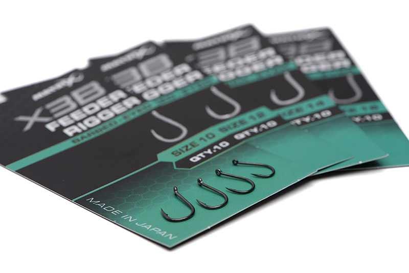 Matrix X3B Feeder Rigger Hook - Eyed Barbed