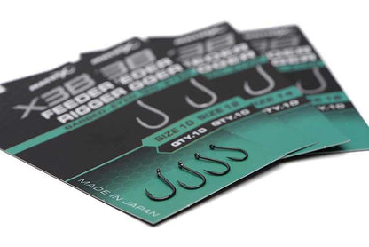 Matrix X3B Feeder Rigger Hook - Eyed Barbed