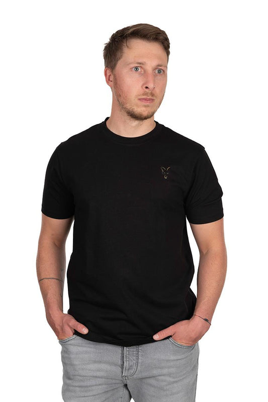 Fox Black Large Print T-Shirt
