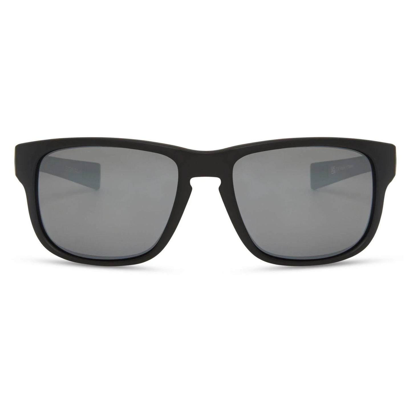 Madison Eyewear Signal Matt Black Sunglasses 3 Polarised Lens - Silver Bronze Yellow