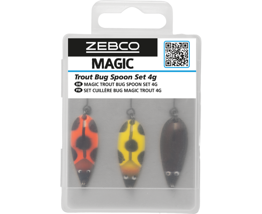 Zebco Magic Trout Bug Spoon Set 4g