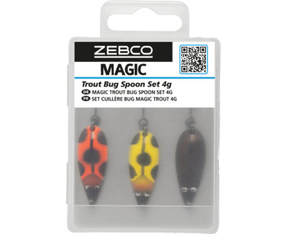 Zebco Magic Trout Bug Spoon Set 4g