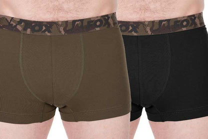 Fox Boxer Shorts Khaki & Black