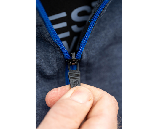 Preston Navy Tide Zip Hoodie