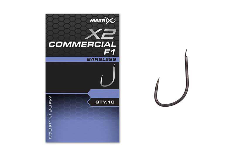 Matrix X2 Commercial F1 Hook - Spade Barbless – Great Fishing Tackle