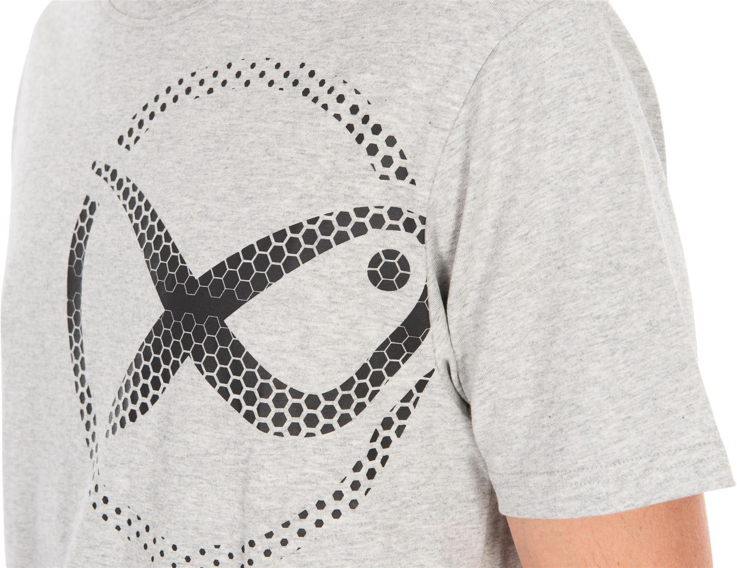 Matrix Large Mesh Logo T-Shirt Grey