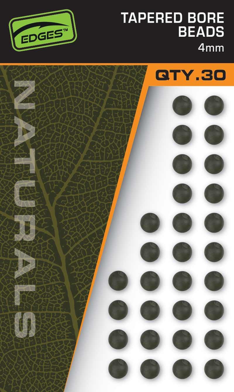 Fox Edges Naturals Tapered Bore Beads 4mm