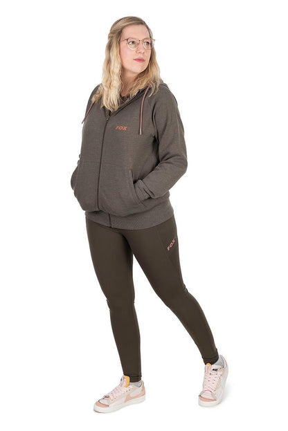 Fox Womens Zipped Hoodie