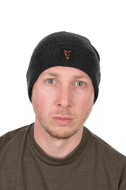 Fox Collection Beanie Black/Orange