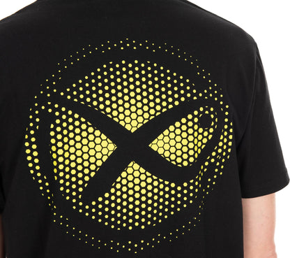 Matrix Large Fade Logo T-Shirt Black/Lime