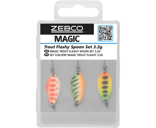 Zebco Magic Trout Flashy Spoon Set 3.2g