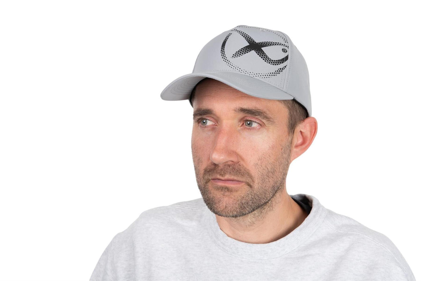 Matrix Faded Print Cap - Light Grey