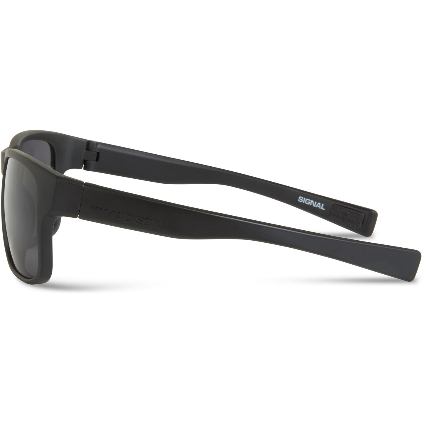 Madison Signal Matt Black Sunglasses - Black Mirror Lens