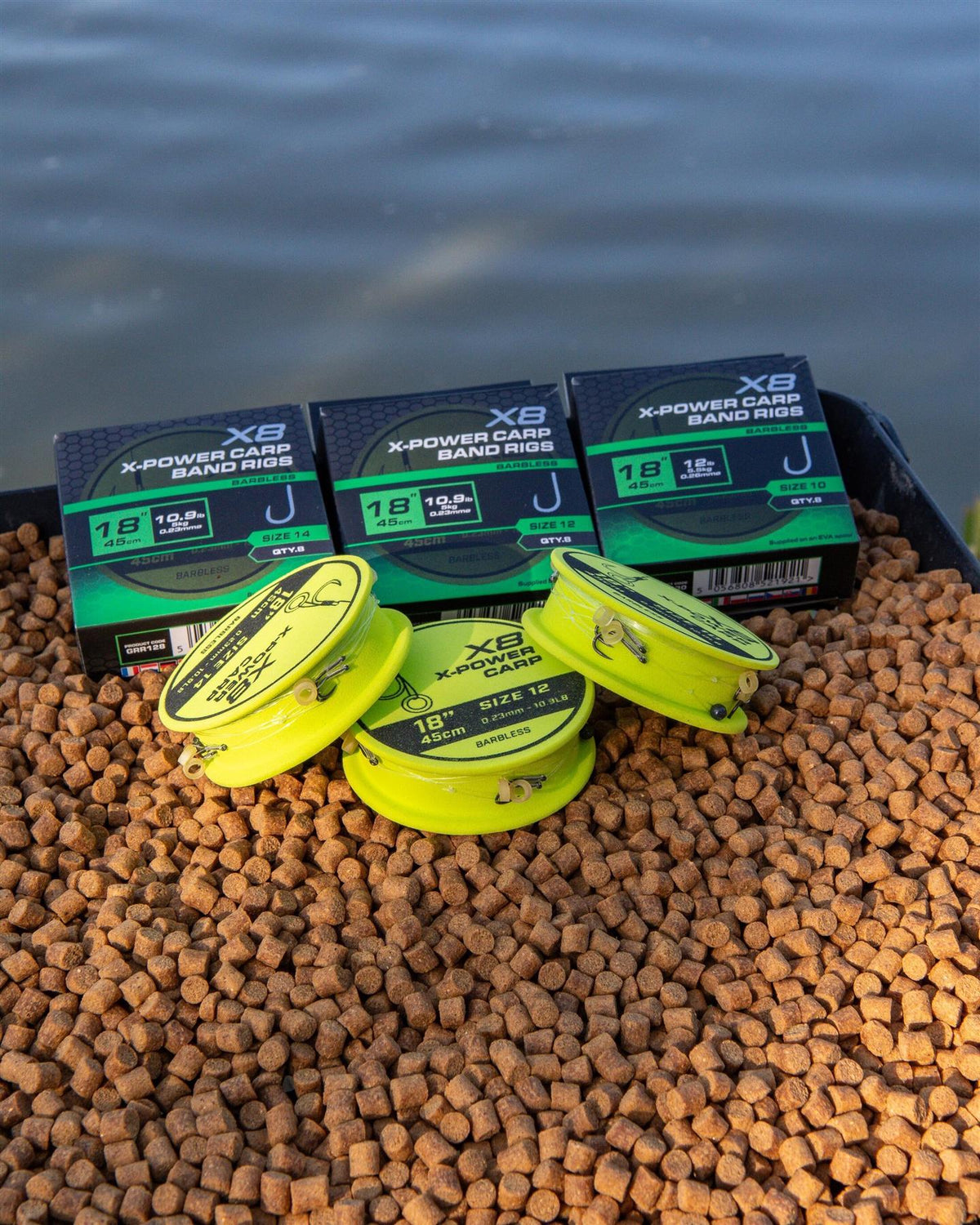 Matrix X8 X-Power Carp Band Rigs 45cm