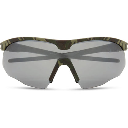 Madison Eyewear Shields Camo Sunglasses 3 Polarised Lens Pack - Silver Bronze Yellow
