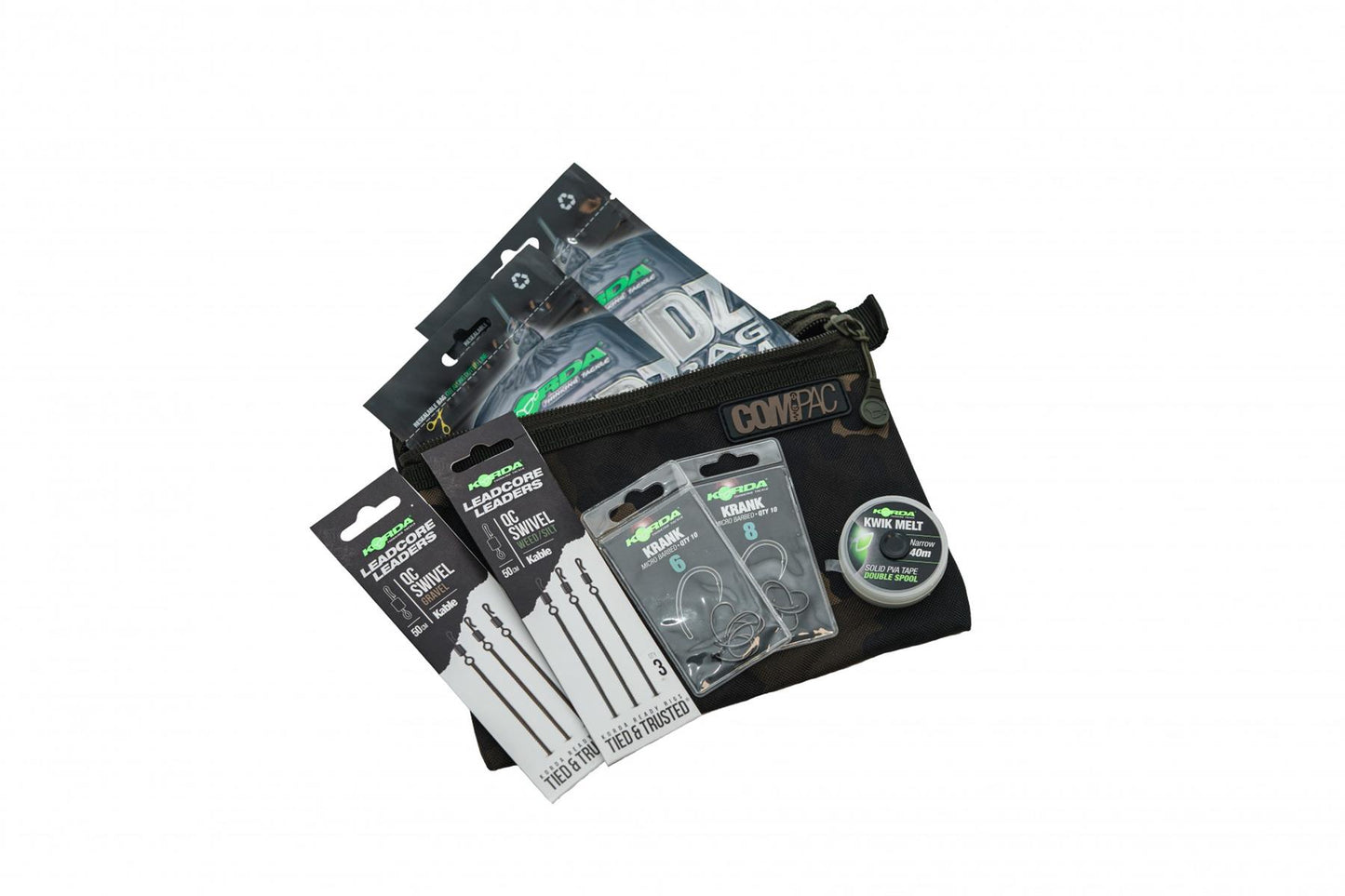 Korda Compac Wallets Set of 3 Dark Kamo