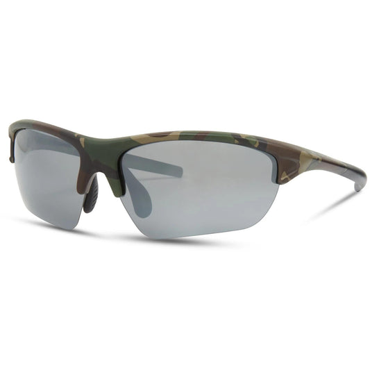 Madison Eyewear Mission Camo Sunglasses 3 Polarised Lens - Silver Bronze Yellow