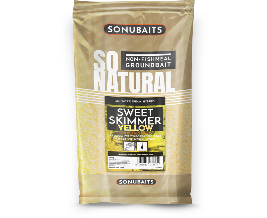 Sonubaits So Natural Groundbait Sweet Skimmer Yellow