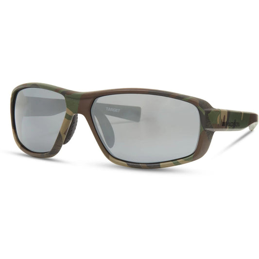 Madison Eyewear Target Camo Sunglasses 3 Polarised Lens - Silver Bronze Yellow