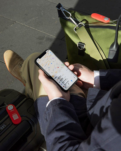 Knog Scout Travel Luggage Alarm and Finder - Twin Pack - Black / Blue