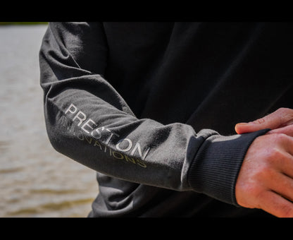 Preston Black Minimal Sweatshirt