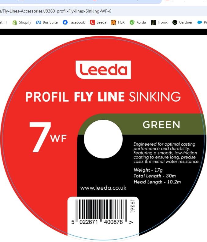 Leeda Profil Fly Line