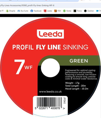 Leeda Profil Fly Line