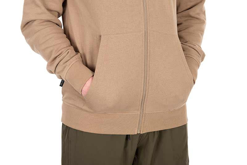 Fox Collection LW Zip Hoody - Tan Ltd