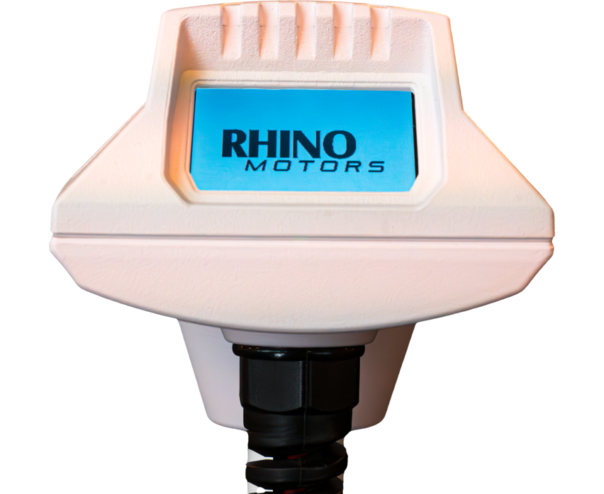 Rhino BMR GPS NxT 65 Longshaft 12V Electric Outboard Motor White