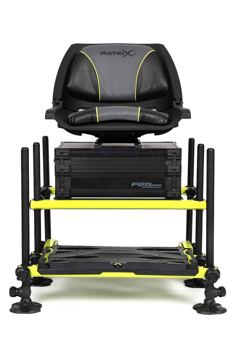 Matrix F25 Pro Swivel Seatbox - Lime Edition