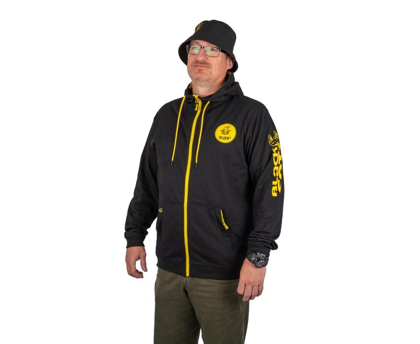 Black Cat Zip Hoody