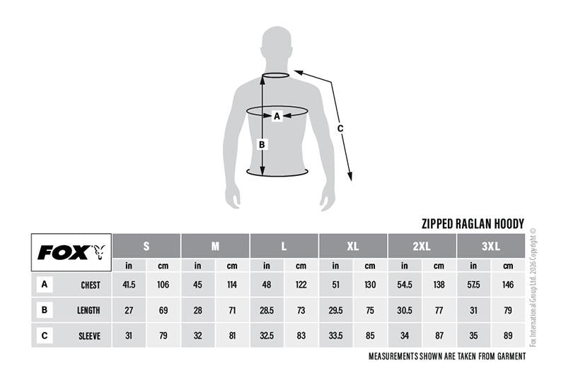 Fox Collection Zipped Hoody Black
