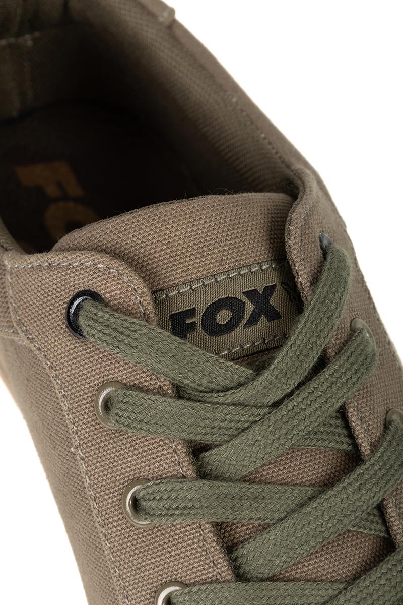 Fox Khaki Canvas Shoes