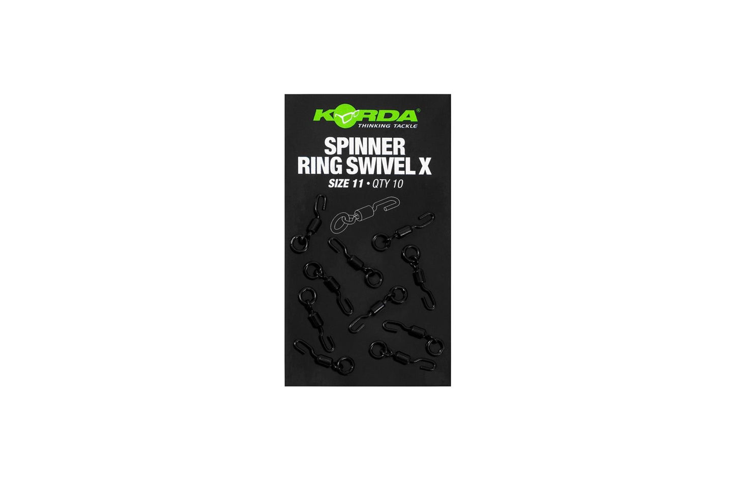 Korda Spinner Ring Swivels X Size 11